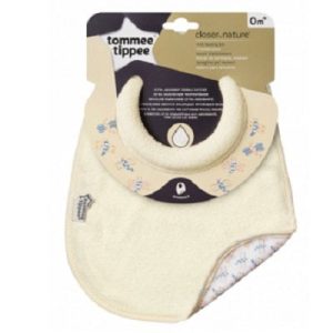 Baveta Alaptare Closer to Nature Bumbac, TT0009, 0L, 1buc, TOMMEE TIPPEE