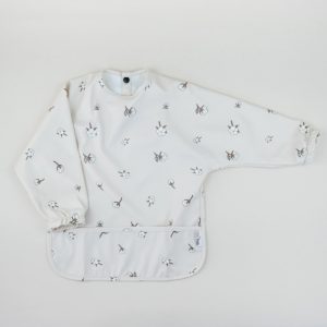 Baveta Maneca Lunga Cotton Flower, 1 buc, Little Prints