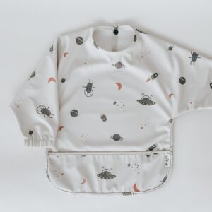 Baveta Maneca Lunga Planets, 1 buc, Little Prints