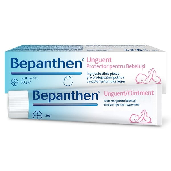 Bepanthen unguent pentru iritatiile de scutec , 30 g, Bayer