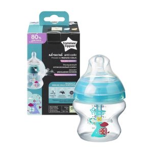 Biberon Advanced cu Sist. Ventilatie PP Elefant Biberon Advanced cu Sist. Ventilatie PP Elefant, 150ml, TT0026, 0L, , 1buc, TOMMEE TIPPEE