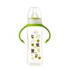 Biberon cu manere si tetina silicon, 250 ml, Minut