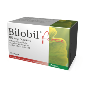 Bilobil Forte 80 mg Herbion Iedera Sirop Expectorant, 7 mg/ml, 150 ml, KRKA
