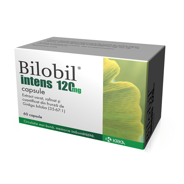 Bilobil Intens 120 mg Bilobil Intens 120 mg, 60 capsule, Krka