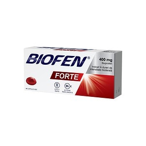 Biofen Forte, 400 mg, 16 capsule moi, Biofarm