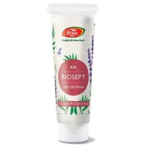 Biosept Gel de maini sensibile Biosept Gel de maini sensibile, A25, 50 ml, Fares