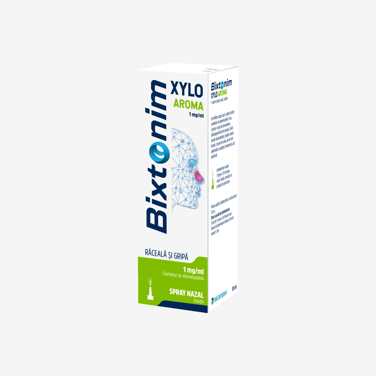 Bixtonim Xylo Aroma 1mg/ml spray nazal adulti, 10 ml, Biofarm