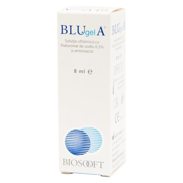 Blu gel A solutie oftalmica, 8 ml, Biosoft Italia