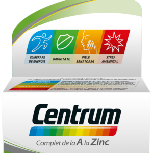 CENTRUM Multivitamine de la A la Zinc, 60 comprimate