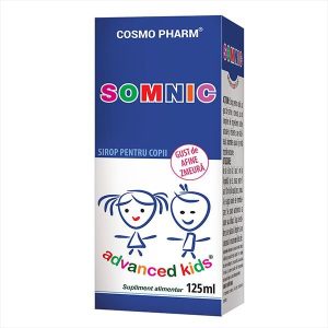 COSMOPHARM  Sirop Somnic, 125 ml  Melatonina 3 mg, 10 capsule cadou