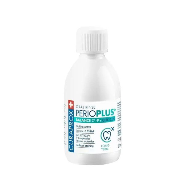 CURAPROX Perio Plus Balance- Apa de gura CHX 0.05%, 200 ml