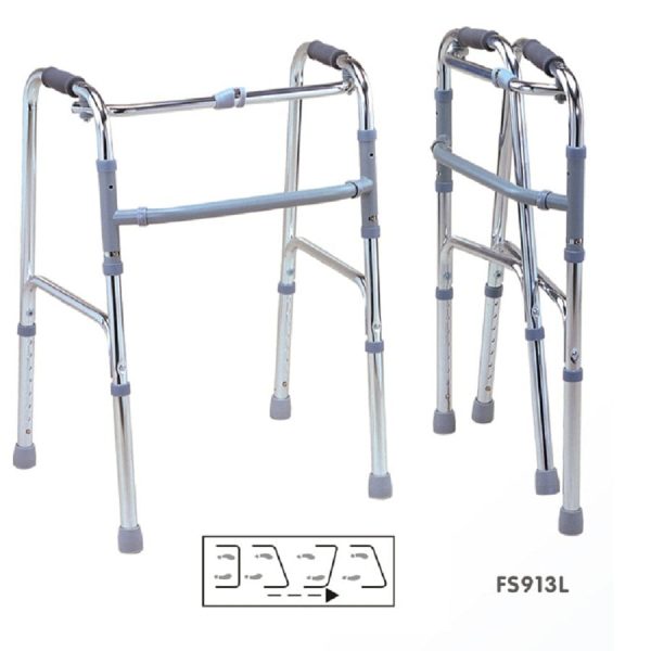 Cadru de mers pliabil cu pasitor FS913L - O22900 - NECUNOSCUT Cadru de mers pliabil cu pasitor FS913L, Timago