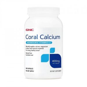 Calciu Coral, 180 capsule, GNC