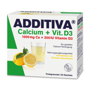 Calciu  Vitamina D3 Additiva, 20 plicuri, Dr. Scheffler