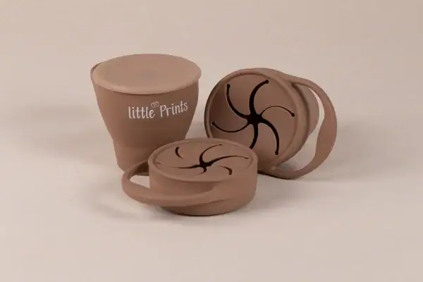 Cana Pliabila Antivarsare cu Capac Camel, 1 buc, Little Prints