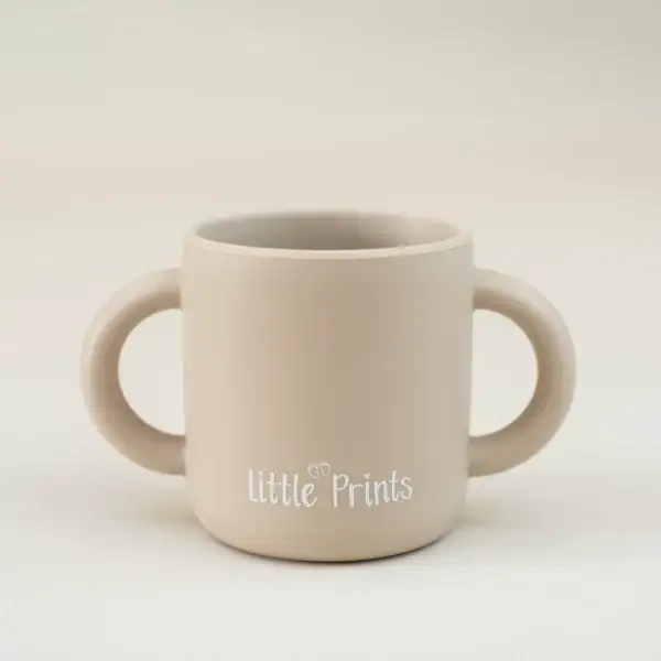 Cana Silicon Antrenament cu Manere Latte, 1 buc, Little Prints