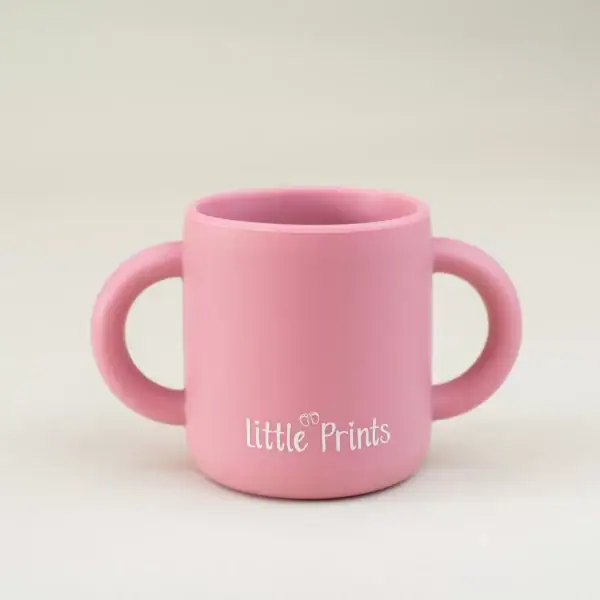 Cana Silicon Antrenament cu Manere Rose, 1 buc, Little Prints