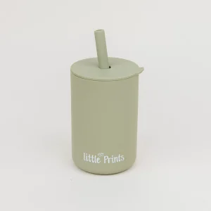 Cana Silicon cu Pai Antrenament Olive, 1 buc, Little Prints