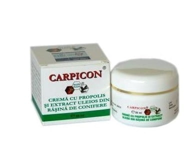 Carpicon Crema cu Propolis si Rasina de conifere, 50 ml