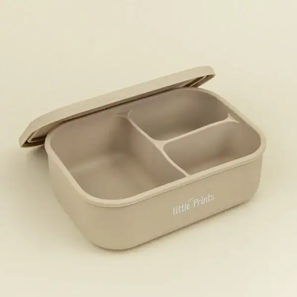 Caserola din Silicon pt Mancare Lunchbox Latte, 1 buc, Little Prints