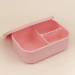Caserola din Silicon pt Mancare Lunchbox Pink Caserola din Silicon pt Mancare Lunchbox Pink, 1 buc, Little Prints