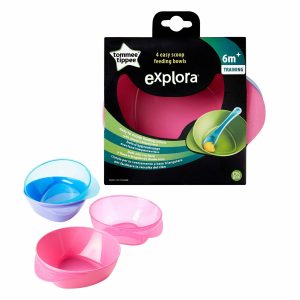 Castron Ergonomic Explora Castron Ergonomic Explora, Roz, 6L,TT0059, 4 buc, TOMMEE TIPPEE