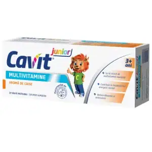 Cavit Junior Multivitamine Caise,20tb. Masticabile