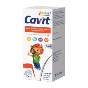 Cavit Junior Sirop pt Consolidarea Sistemului Osos,  x150ml