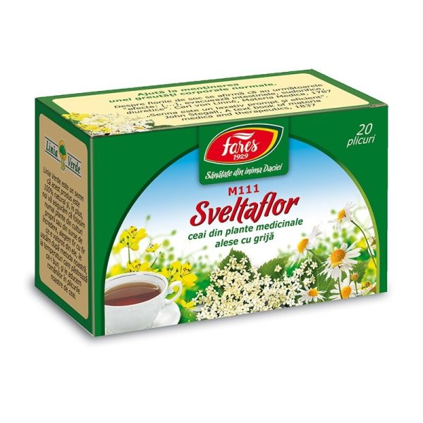 Ceai Sveltaflor M111 Ceai Sveltaflor M111, 20 plicuri, Fares