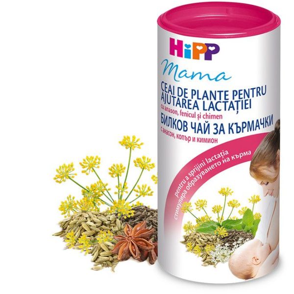 Ceai instant natural pentru ajutarea lactatiei Ceai instant natural pentru ajutarea lactatiei, 200 g, Hipp