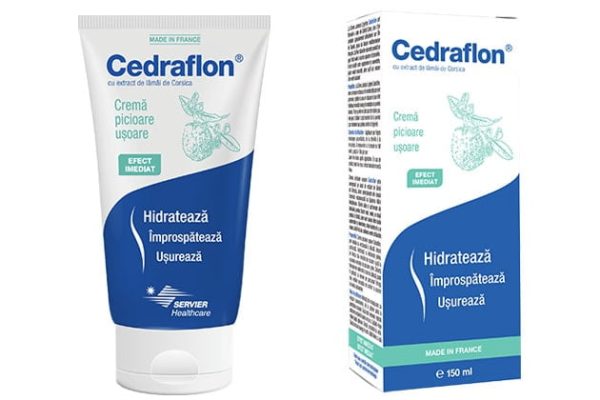 Cedraflon crema picioare usoare, 150 ml, Servier Healthcare
