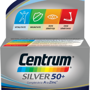 Centrum Silver 50 Pentru Barbati, 30 Comprimate, Haleon