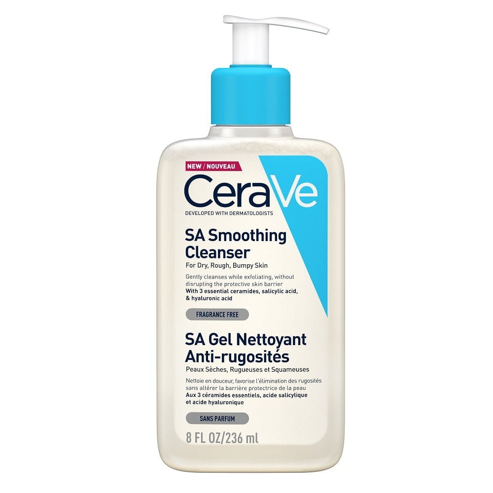 CeraVe Gel de curatare anti-rugozitati pentru pielea uscata sau aspra, 236 ml