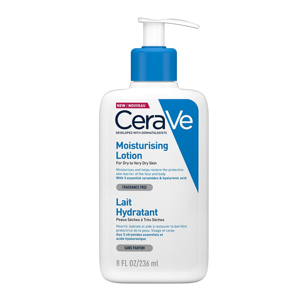 CeraVe Lotiune hidratanta de fata si corp pentru piele uscata si foarte uscata, 236 ml