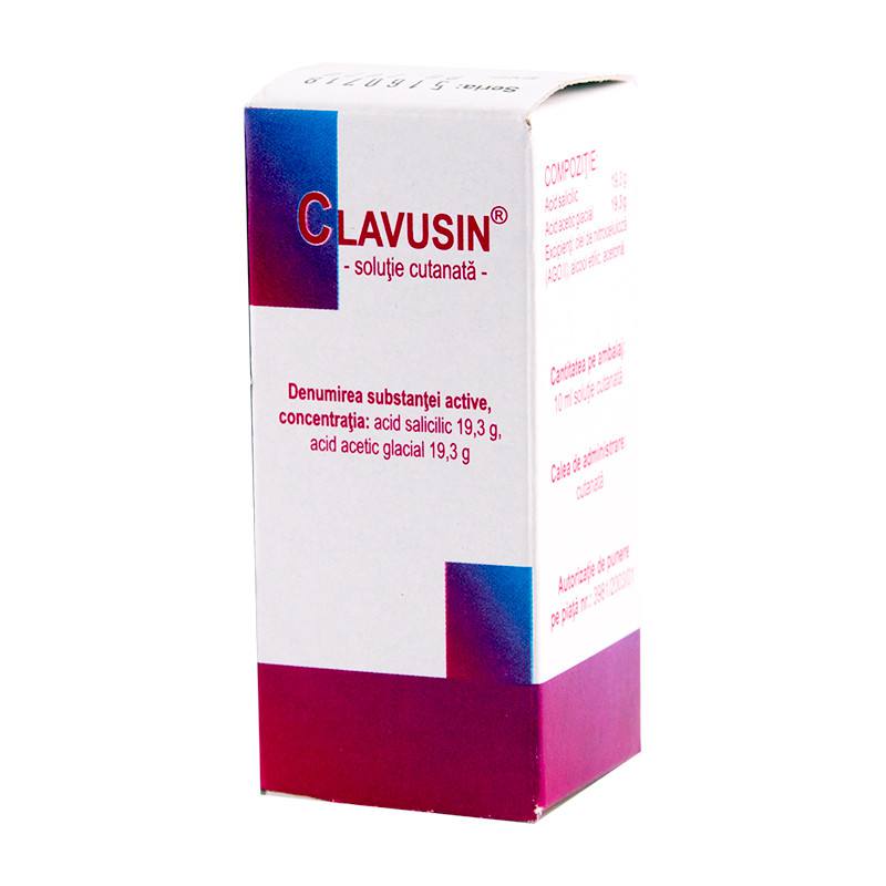 Clavusin  solutie externa, 10 ml, Meduman
