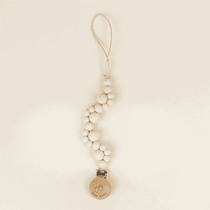 Clip Suzeta Daisy Dots Ivory Clip Suzeta Daisy Dots Ivory, 1 buc , Little Prints
