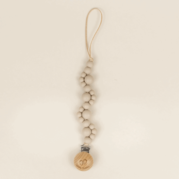 Clip Suzeta Daisy Neutral, 1 buc , Little Prints