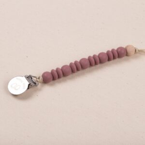 Clip Suzeta Melody Heather, 1 buc , Little Prints