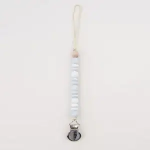 Clip Suzeta Melody Marble, 1 buc , Little Prints
