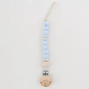 Clip Suzeta Selly Baby Blue , 1 buc , Little Prints