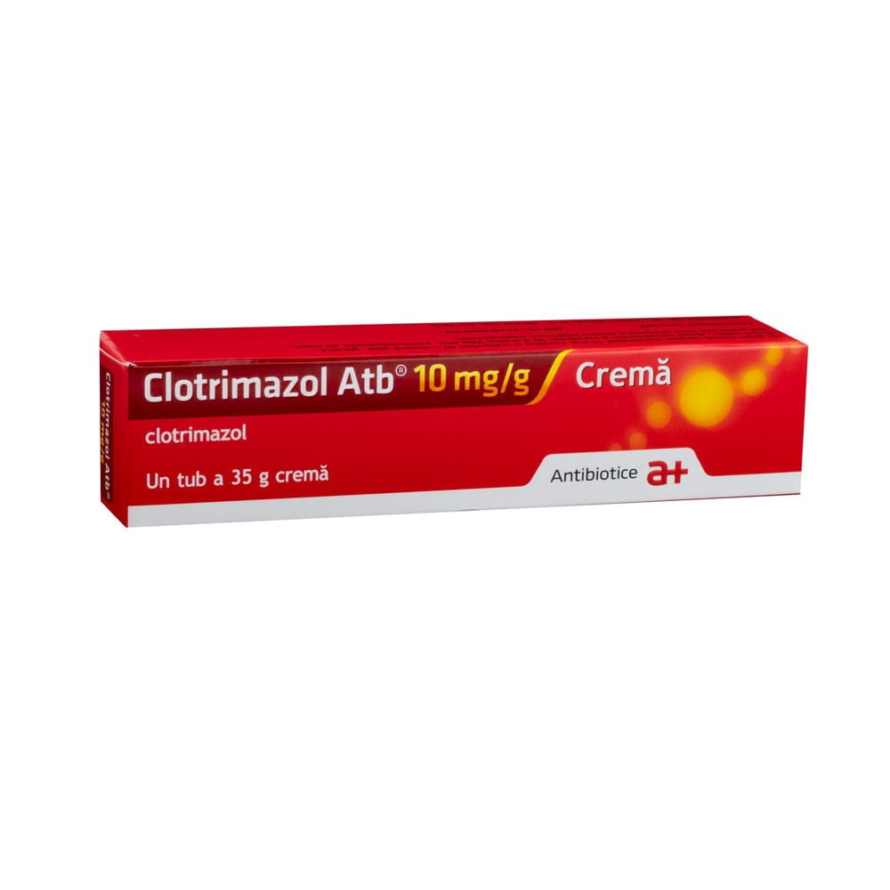 Clotrimazol 1% crema, 35 g, Antibiotice