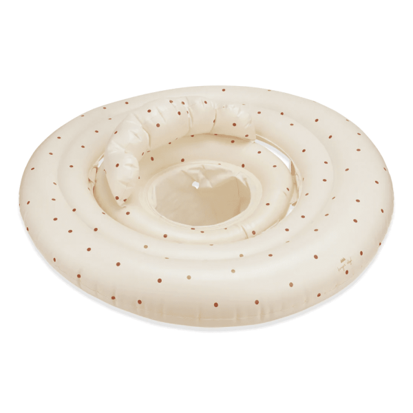 Colac de Inot pentru Bebelusi Konges Slojd - Dot Bronze Brown KS2402 - O29292 - Konges Slojd Colac de Inot pentru Bebelusi Konges Slojd - Dot Bronze Brown KS2402