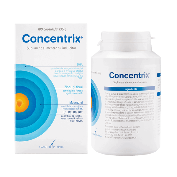 Concentrix Concentrix, 180 comprimate, Destin Pharma
