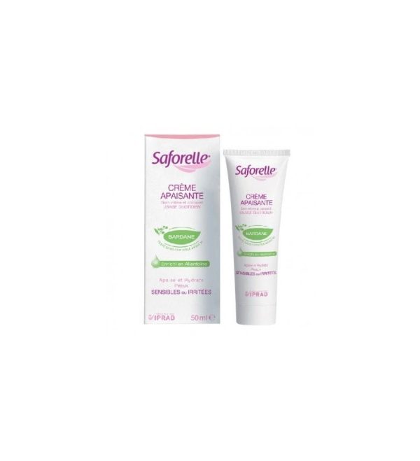 Crema calmanta cu brusture si alantoina Saforelle Crema calmanta cu brusture si alantoina Saforelle, 50 ml, Laboratoarele Iprad
