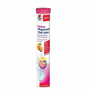 DOPPELHERZ Aktiv Calciu Magneziu Zinc Seleniu, 15 comprimate efervescente