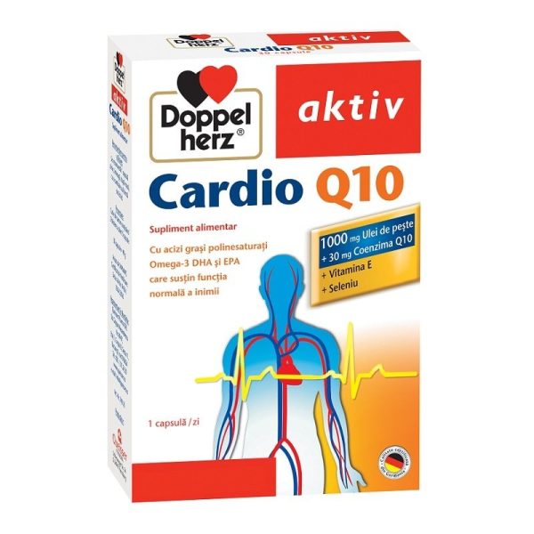 DOPPELHERZ Aktiv Cardio Q10, 30 capsule