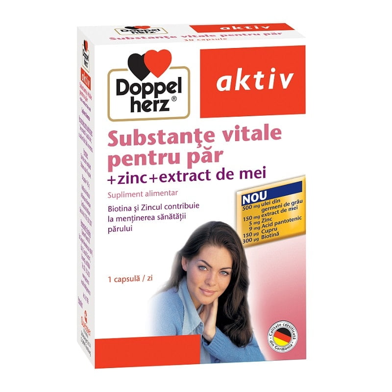 DOPPELHERZ Aktiv Substante Vitale pentru Par, 30 capsule