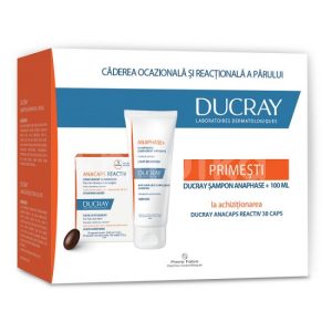 DUCRAY Anacaps Reactiv, 30cps Anaphase Sampon, 100ml