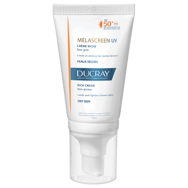 DUCRAY Crema pentru ten uscat cu SPF 50 Melascreen UV Riche