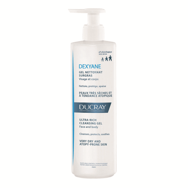 DUCRAY Gel de dus ultra-nutritiv pentru fata si corp Dexyane
